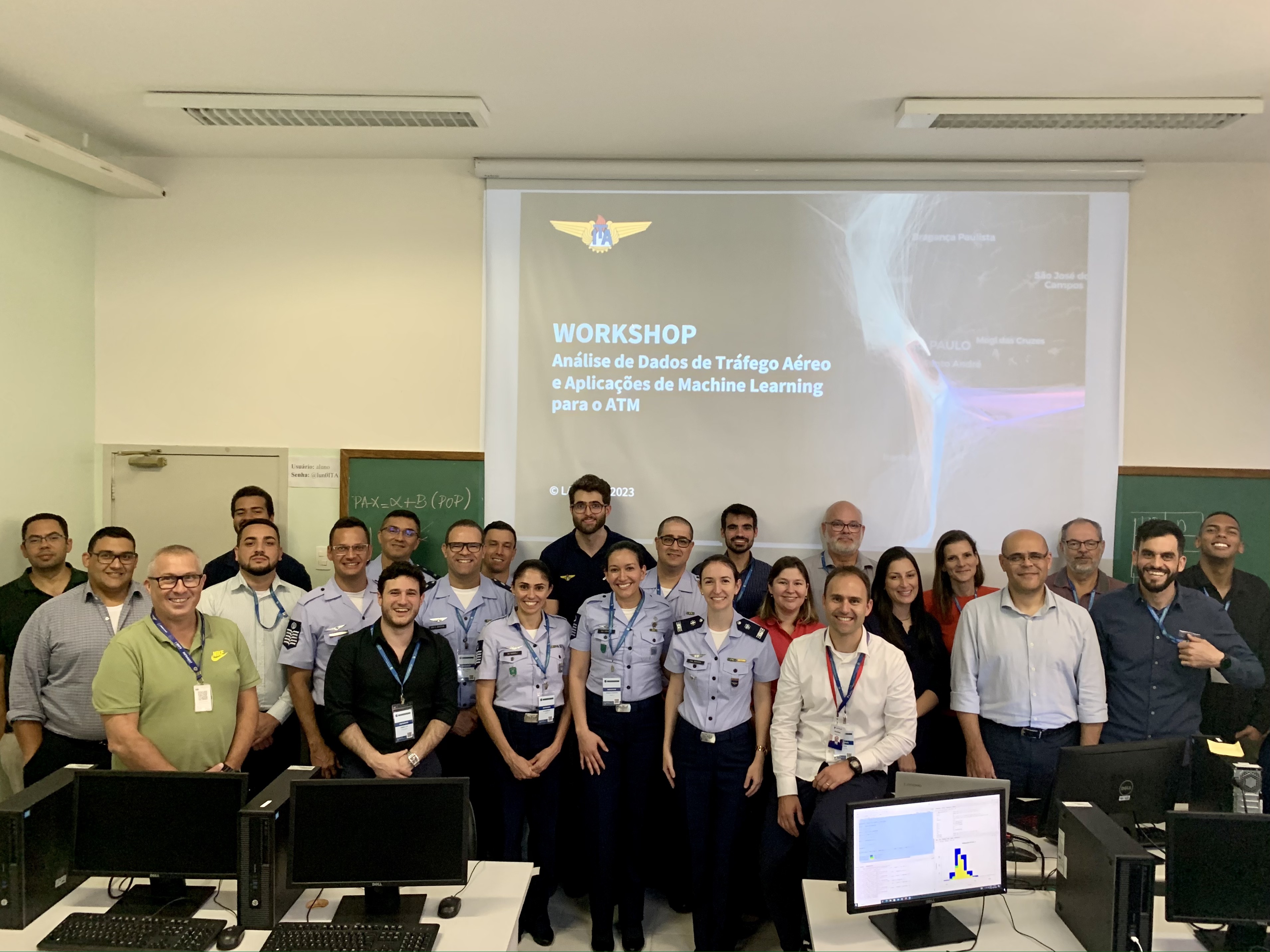 LABGETA realiza workshop sobre análise de dados de tráfego aéreo e aplicações de machine learning para o ATM